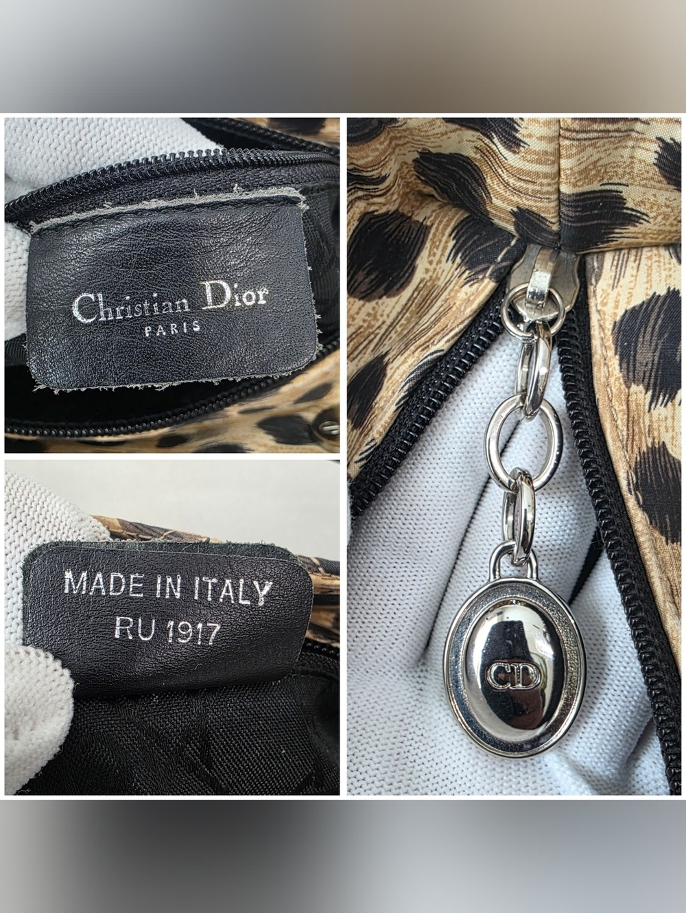 Auth Dior Lady Dior Medium Print Medium Bag - Picture 5 of 13